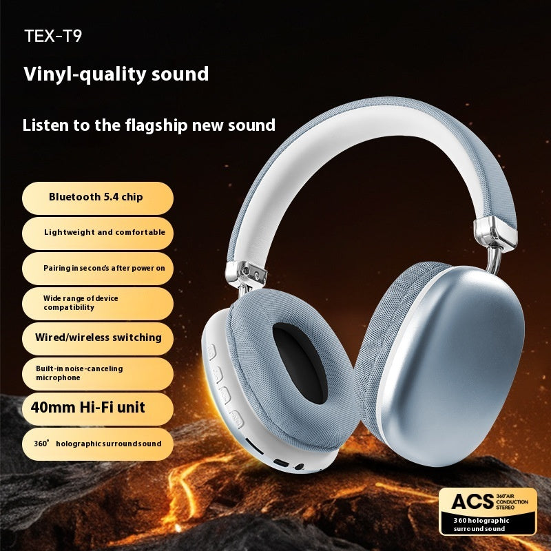 Auricolare Bluetooth TEX-T9 Cuffia wireless da montare sulla testa